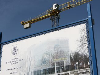 Constuction of the Moscow House in Vilnius