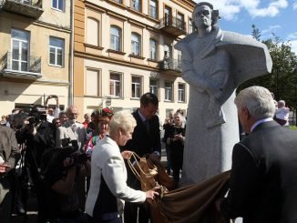 Monument to Taras Shevchenko in Vilnius