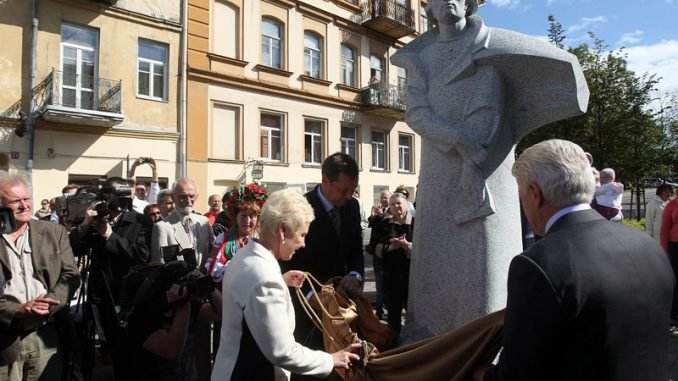 Monument to Taras Shevchenko in Vilnius