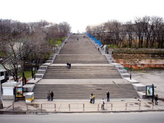 Odessa's famous Potemkin Stairs