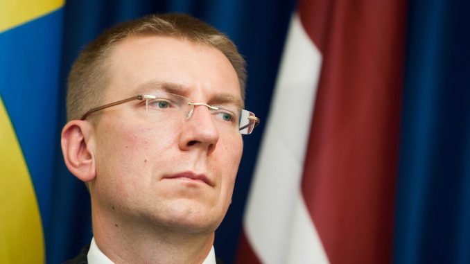 Latvia’s Foreign Minister Edgars Rinkevics
