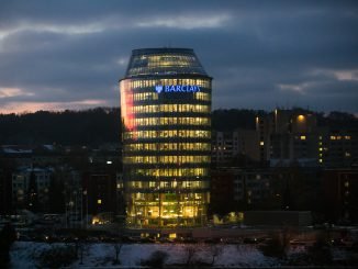 Barclays building in Vilnius