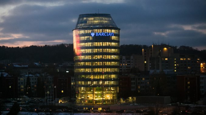 Barclays building in Vilnius