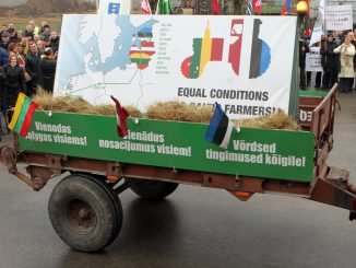 Baltic farmers protest against discriminatory EU payment policy