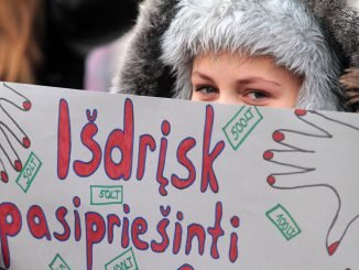 Kauno moksleivių akcija prieš korupciją