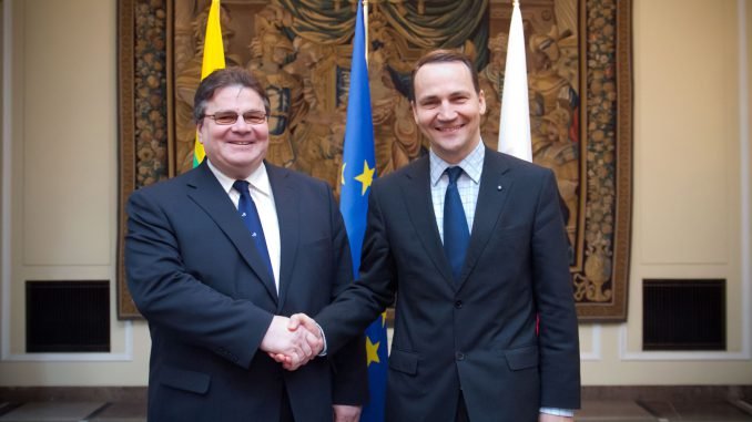 Linas Linkevičius, Radosław Sikorski