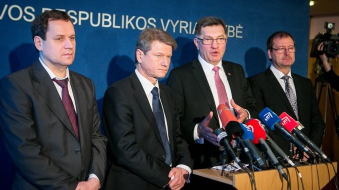 Valdemar Tomaševski, Rolandas Paksas, Algirdas Butkevičius ir Viktoras Uspaskichas