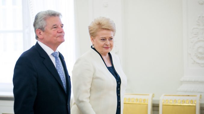 Joachim Gauck and Dalia Grybauskaitė