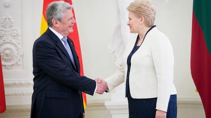 Joachim Gauck and Dalia Grybauskaitė