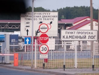 Medininkai border crossing checkpost