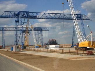 Astravets NPP construction site