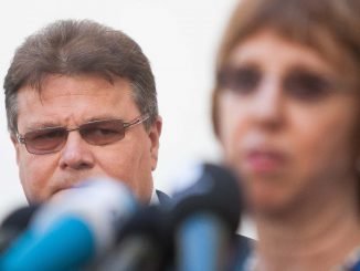 Linas Linkevičius, Catherine Ashton