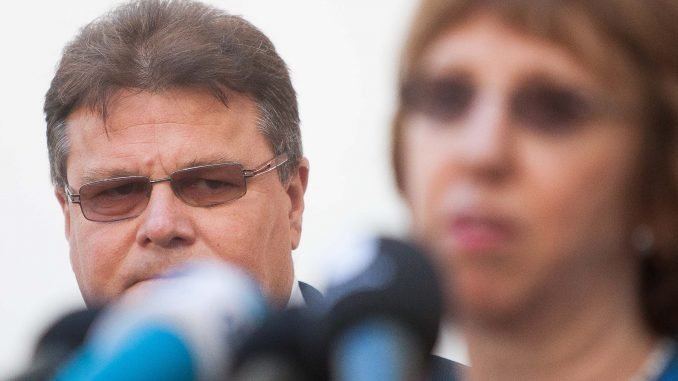 Linas Linkevičius, Catherine Ashton