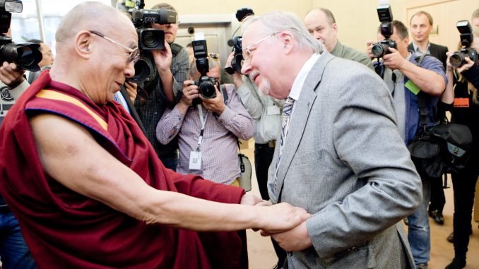 Dalai Lama and Vytautas Landsbergis