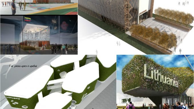 „Expo 2015“  konkurso dalyvių vizualizacijos, kaip turėtų atrodyti Lietuvos paviljonas