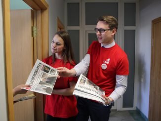 Social Democratic youth during the election campaign