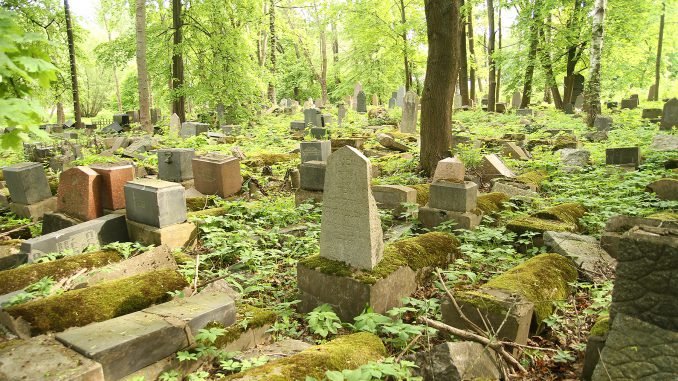 Old Jewish cemetery in Kaunas