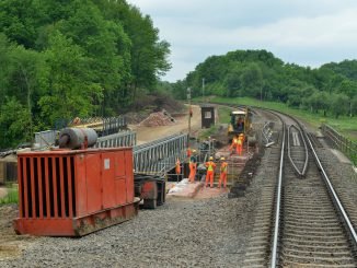 "Rail Baltica" construction work in Lithuania