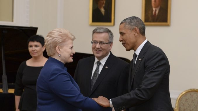 Dalia Grybauskaitė and Barack Obama
