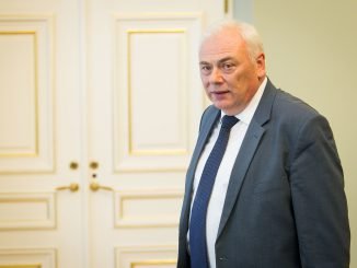 Lithuania's Interior Minister Dailis Alfonsas Barakauskas