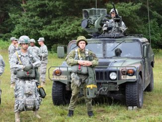 Lithuanian - USA military drill in Klaipėda region