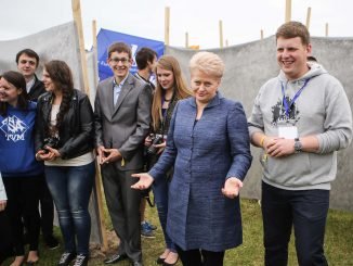 Dalia Grybauskaitė at World Lithuanian Youth Meeting