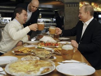 PM Dmitry Medvedev and President Vladimir Putin