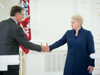 Algirdas Butkevičius and Dalia Grybauskaitė