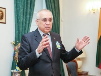 Ukraine's Ambassador to Lithuania Valery Zhovtenko