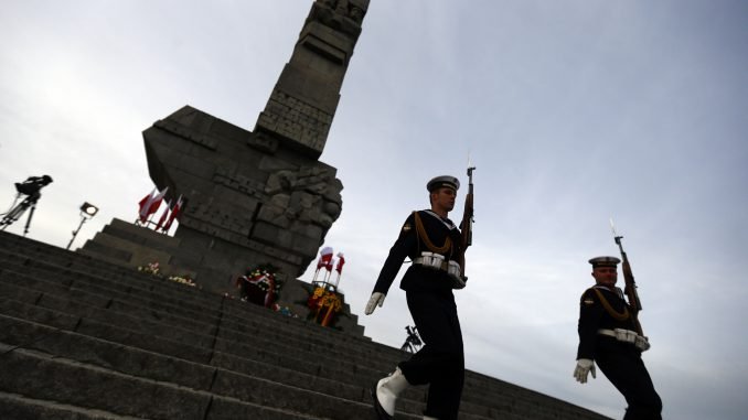 WWII memorial in Westerplatte