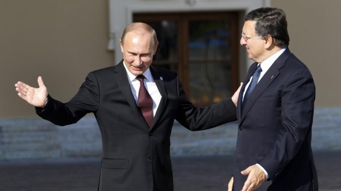 Vladimir Putin, Jose Manuel Barroso 