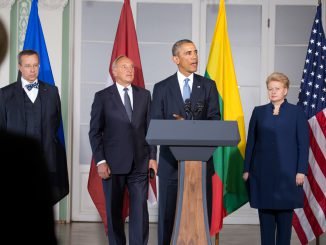Barack Obama and Baltic leaders