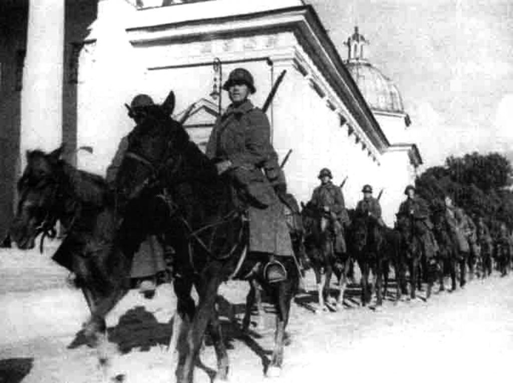 The Red Army in Vilnius, 1939