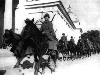 The Red Army in Vilnius, 1939