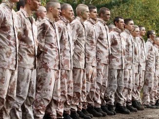 Lithuania's Military Academy cadets