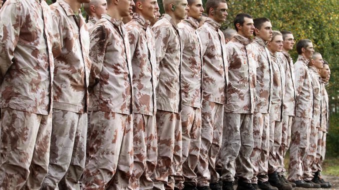 Lithuania's Military Academy cadets