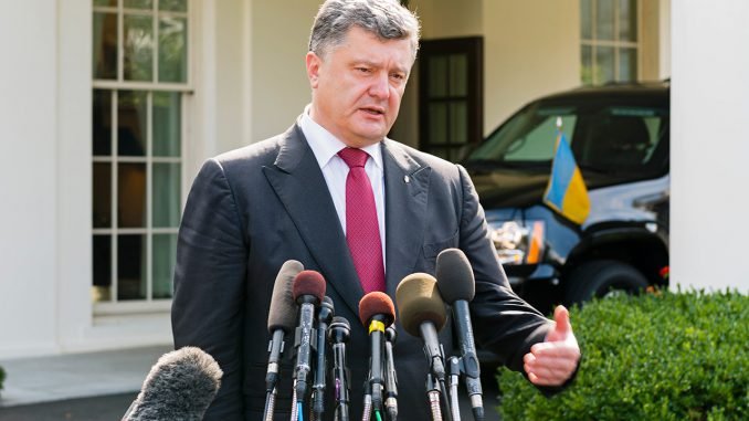 President Petro Poroshenko  at the White House. Photo Ludo Segers