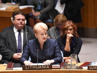 Lithuanian foreign minister, president and ambassador at UN Security Council