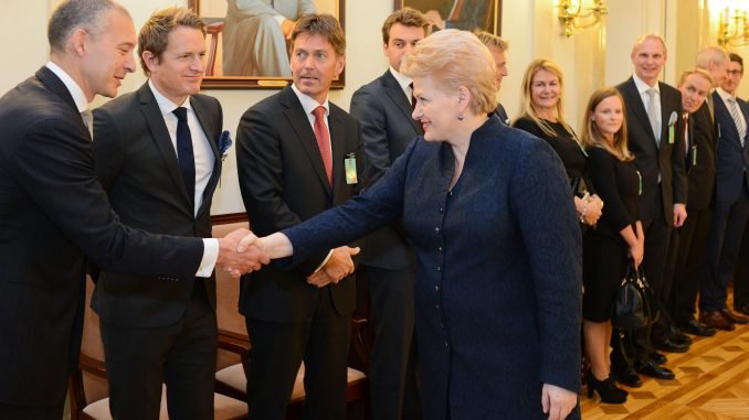 President Dalia Grybauskaitė met with the heads of Norwegian business companies and investment funds