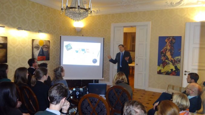 Discussion at Lithuanian Embassy in Stockholm