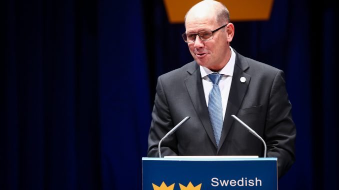 Urban Ahlin, Speaker of the Swedish Parliament at the Swedish Business Awards 2014