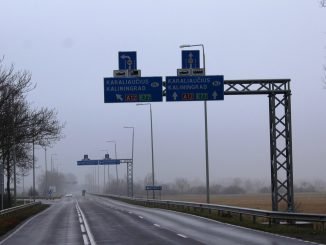 Near Panemunė border checkpoint