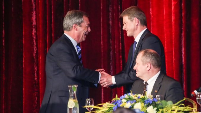 Nigel Farage and Rolandas Paksas