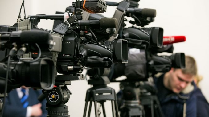 Press conference at the Presidential palace