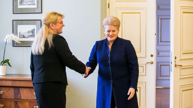 Algimanta Pabedinskienė ir Dalia Grybauskaitė
