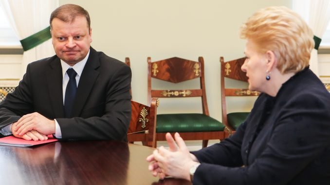 Saulius Skvernelis, Dalia Grybauskaitė