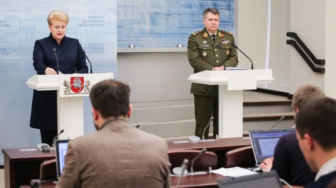 Dalia Grybauskaitė and Gen. Vytautas Jonas Žukas