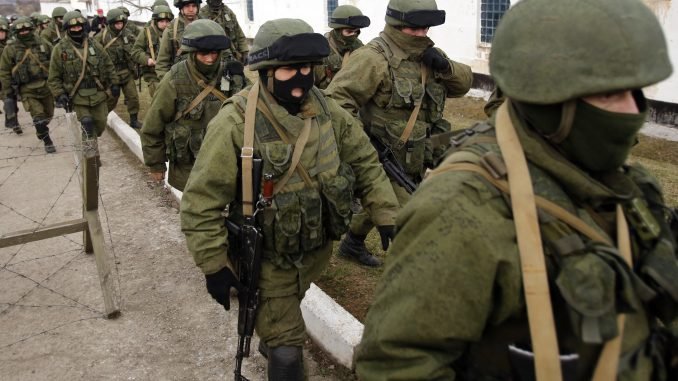 Russian "Green men" in Crimea