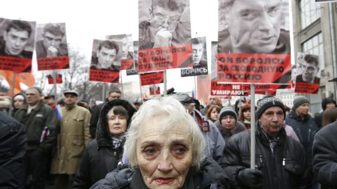 March in Moscow