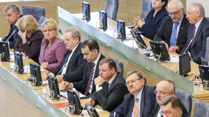 The Government's Hour at the Seimas
